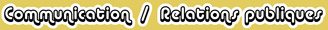 communication / relations publiques